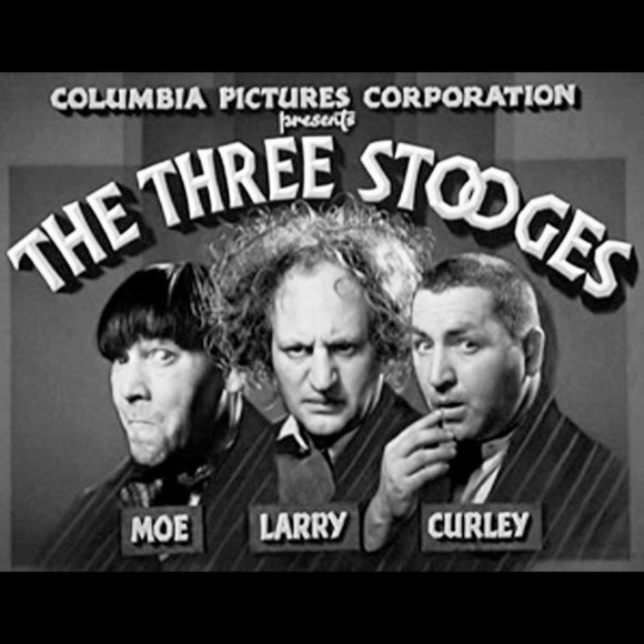 LOGO 7 Vintage 90’s The Three Stooges Logo Sweatshirt, Size Large. - Picture 6 of 6